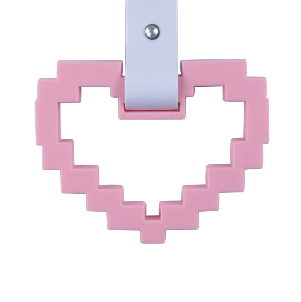 Brand New Minecraft Heart Pink Handle JDM TSURIKAWA Ring Subway Train Bus Handle Strap Charm Drift