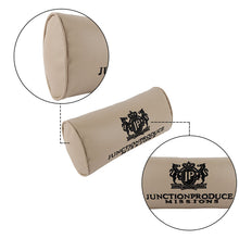 Load image into Gallery viewer, Brand New 4PCS Embroidery JP Junction Produce Vip Car Neck Rest Pillow Beige Headrest Cushion