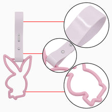 Load image into Gallery viewer, Brand New Playboy Bunny Shaped Pink JDM TSURIKAWA Subway Bus Handle Strap Charm Drift