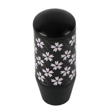 Load image into Gallery viewer, Brand New 9CM Universal Sakura Flower Black Carbon Fiber Manual Gear Stick Shift Knob Lever Shifter M12 M10 M8