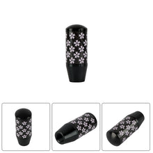 Load image into Gallery viewer, Brand New 9CM Universal Sakura Flower Black Carbon Fiber Manual Gear Stick Shift Knob Lever Shifter M12 M10 M8