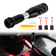 Load image into Gallery viewer, Brand New Universal HKS Black Carbon Fiber Automatic Gear Shift Knob Shifter Lever Head