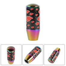 Load image into Gallery viewer, Brand New 9CM Universal Naruto Akatsuki Cloud Neo Chrome Carbon Fiber Manual Gear Stick Shift Knob Lever Shifter M12 M10 M8