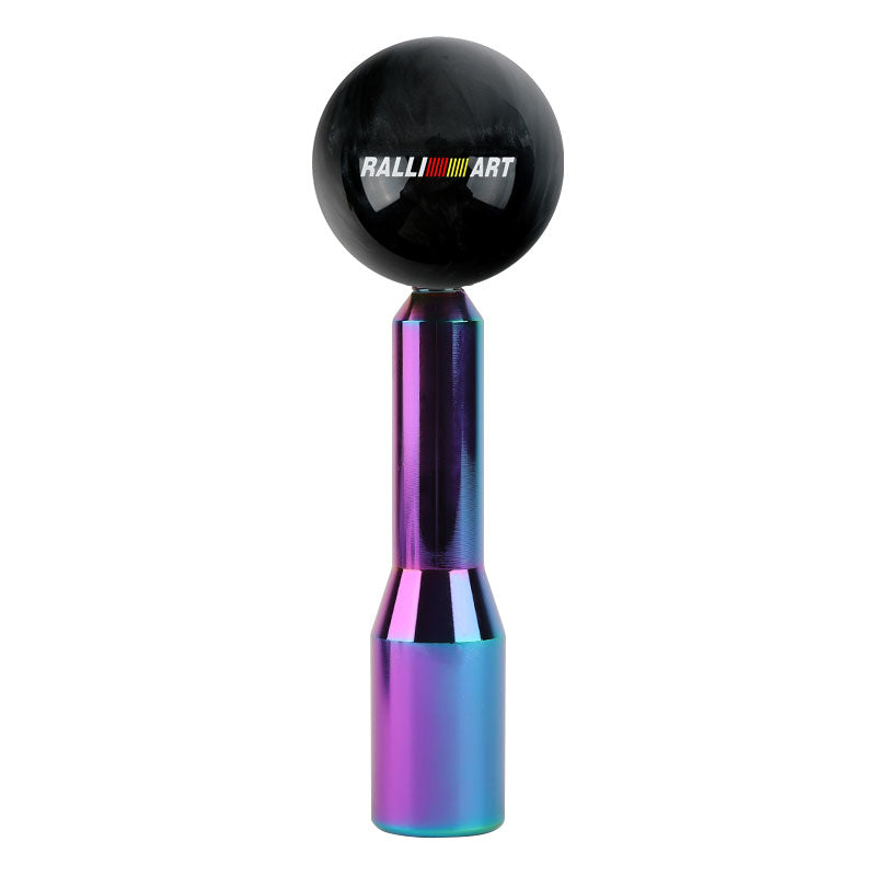 Brand New Universal Ralliart Pearl Black Ball Manual Gear Stick Shift Knob M8 M10 M12 & Neo Chrome Shifter Extender Extension