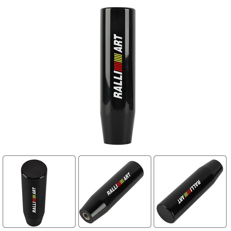 Brand New 15CM Ralliart Universal Glossy Black Long Stick Manual Car Gear Shift Knob Shifter M8 M10 M12