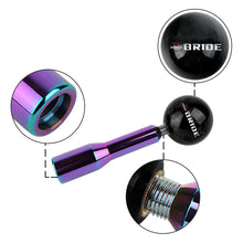 Load image into Gallery viewer, Brand New Universal Bride Pearl Black Ball Manual Gear Stick Shift Knob M8 M10 M12 &amp; Neo Chrome Shifter Extender Extension