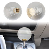 BRAND NEW Universal BRIDE Crystal Glass Round Ball Transparent Manual Gear Shift Knob M8 M10 M12