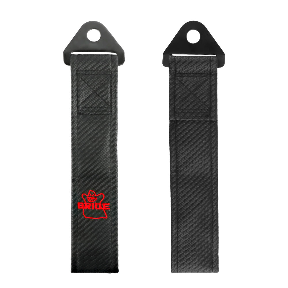 Brand New Bride Carbon Fiber High Strength Tow Towing Strap Hook For Front / REAR BUMPER JDM