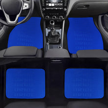 Load image into Gallery viewer, Brand New 4PCS UNIVERSAL BRIDE BLUE Racing Fabric Car Floor Mats Interior Carpets