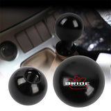 BRAND NEW UNIVERSAL BRIDE JDM Aluminum Black Round Ball Manual Gear Stick Shift Knob Universal M8 M10 M12