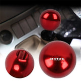 BRAND NEW UNIVERSAL BRIDE JDM Aluminum Red Round Ball Manual Gear Stick Shift Knob Universal M8 M10 M12