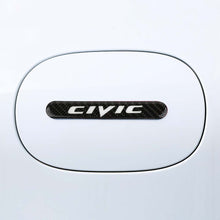 Load image into Gallery viewer, Brand New 2PCS CIVIC Real Carbon Fiber Black Car Trunk Side Fenders Door Badge Scratch Guard Sticker