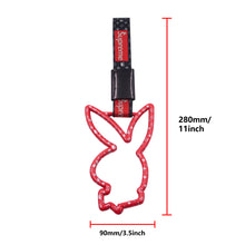 Load image into Gallery viewer, Brand New Supreme Playboy Bunny Shaped Red JDM TSURIKAWA Subway Bus Handle Strap Charm Drift