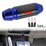 Brand New HKS Universal Real Carbon Fiber Blue Aluminum Automatic Transmission Racing Gear Shift Knob