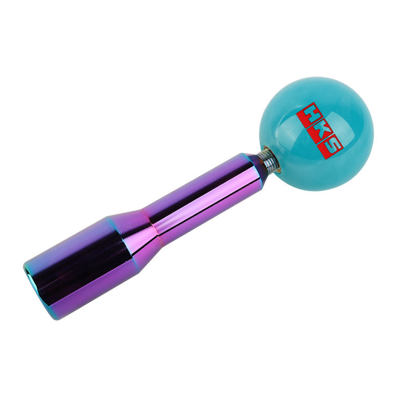 Brand New Universal HKS Pearl Teal Ball Manual Gear Stick Shift Knob M8 M10 M12 & Neo Chrome Shifter Extender Extension