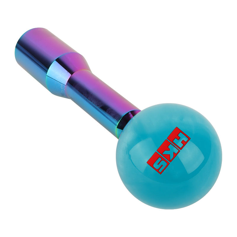 Brand New Universal HKS Pearl Teal Ball Manual Gear Stick Shift Knob M8 M10 M12 & Neo Chrome Shifter Extender Extension