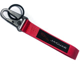 BRAND New JDM Jaguar Red Racing Keychain Metal key Ring Hook Strap Lanyard Universal