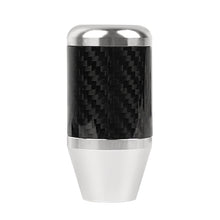 Load image into Gallery viewer, Brand New Universal JDM Beginner Leaf Silver Real Carbon Fiber Racing Gear Stick Shift Knob For MT Manual M12 M10 M8