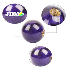 Load image into Gallery viewer, Brand New Universal JDM Pearl Purple 54mm Round Ball SHIFT KNOB M8 M10 M12