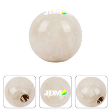 Load image into Gallery viewer, Brand New Universal JDM Pearl White 54mm Round Ball SHIFT KNOB M8 M10 M12