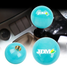 Load image into Gallery viewer, Brand New Universal JDM Pearl Teal 54mm Round Ball SHIFT KNOB M8 M10 M12