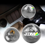 Brand New Universal JDM Pearl Grey 54mm Round Ball SHIFT KNOB M8 M10 M12