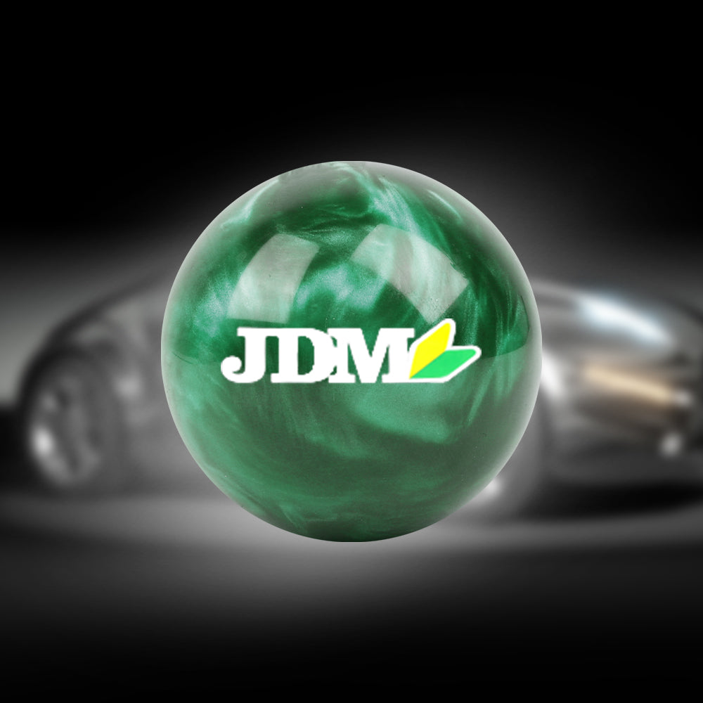 Brand New Universal JDM Pearl Green 54mm Round Ball SHIFT KNOB M8 M10 M12