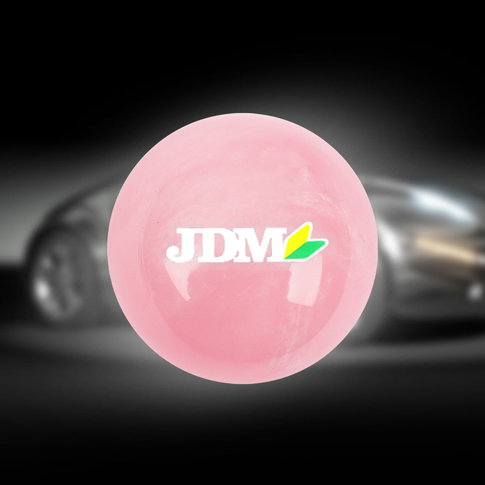 Brand New Universal JDM Pearl Pink 54mm Round Ball SHIFT KNOB M8 M10 M12