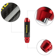 Load image into Gallery viewer, Brand New Momo Universal Real Carbon Fiber Red Aluminum Automatic Transmission Racing Gear Shift Knob