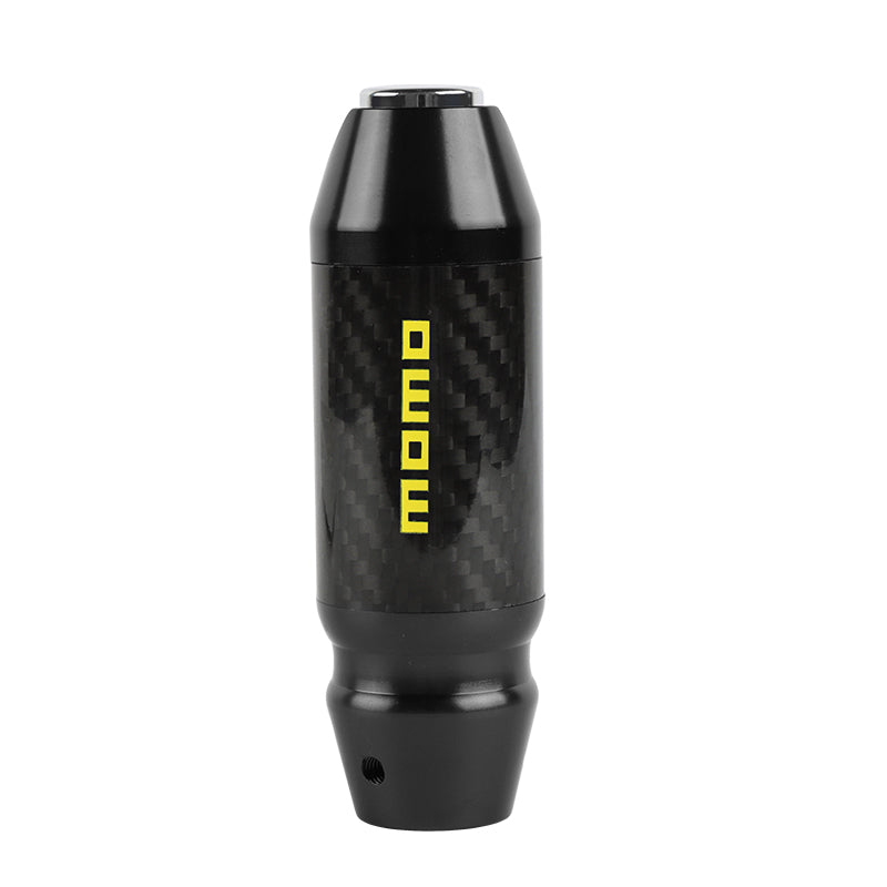 Brand New Momo Universal Real Carbon Fiber Black Aluminum Automatic Transmission Racing Gear Shift Knob