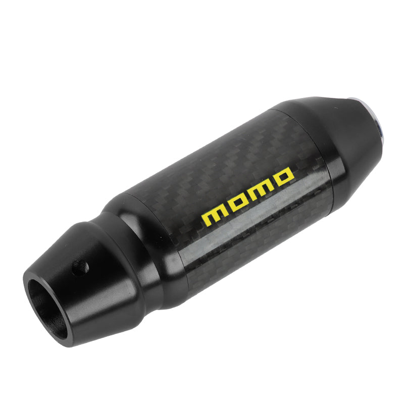 Brand New Momo Universal Real Carbon Fiber Black Aluminum Automatic Transmission Racing Gear Shift Knob