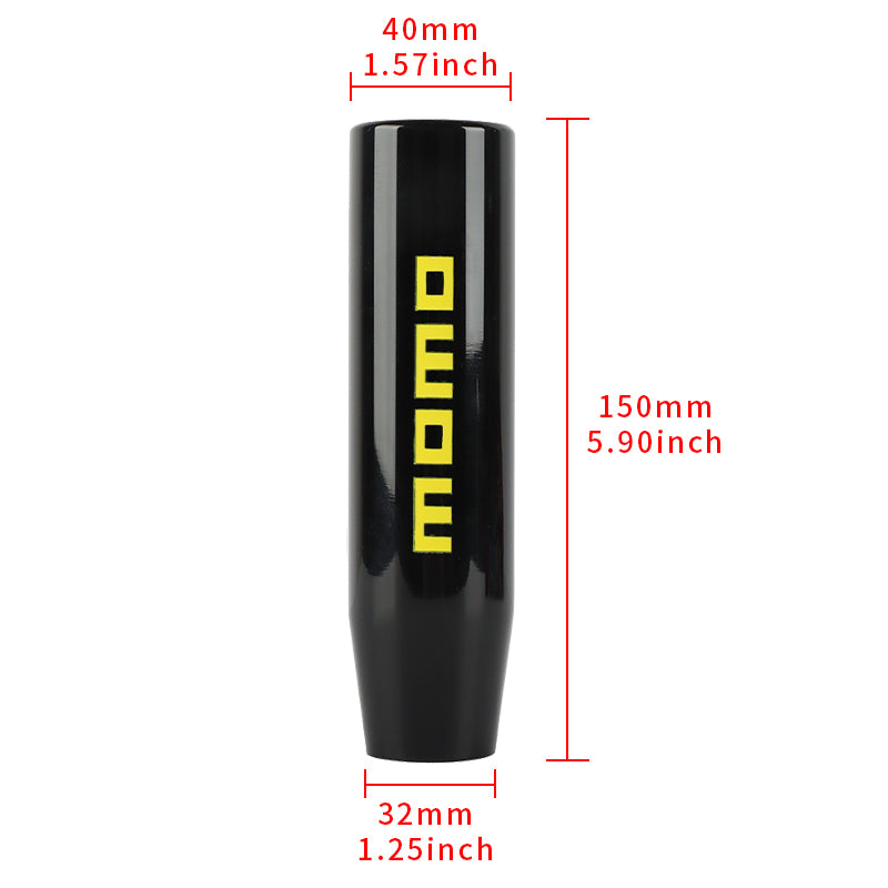 Brand New 15CM Momo Universal Glossy Black Long Stick Manual Car Gear Shift Knob Shifter M8 M10 M12