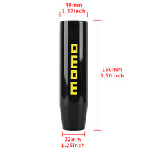 Load image into Gallery viewer, Brand New 15CM Momo Universal Glossy Black Long Stick Manual Car Gear Shift Knob Shifter M8 M10 M12