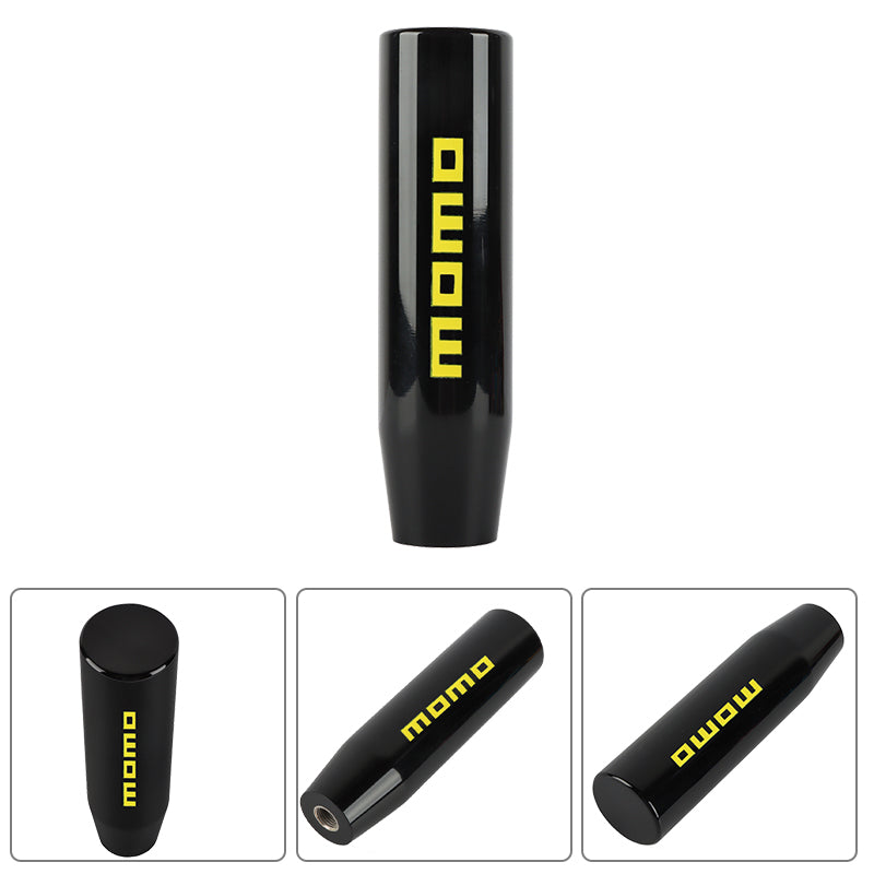 Brand New 15CM Momo Universal Glossy Black Long Stick Manual Car Gear Shift Knob Shifter M8 M10 M12