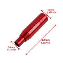 Load image into Gallery viewer, Brand New Universal JDM 13CM MOMO Aluminum Red Automatic Gear Stick Shift Knob Lever Shifter