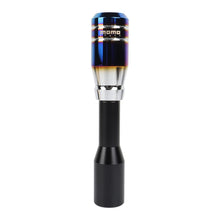 Load image into Gallery viewer, Brand New Universal Momo Aluminum Burnt Blue Manual Car Gear MT Stick Shift Knob M8 M10 M12 &amp; Black Shifter Extender Extension