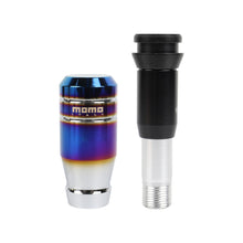 Load image into Gallery viewer, Brand New Universal Momo Aluminum Burnt Blue Automatic Gear Shift Knob Shifter Lever Head