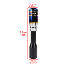 Load image into Gallery viewer, Brand New Universal Momo Aluminum Burnt Blue Manual Car Gear MT Stick Shift Knob M8 M10 M12 &amp; Black Shifter Extender Extension