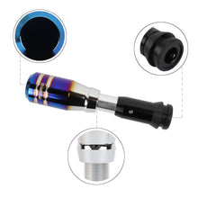 Load image into Gallery viewer, Brand New Universal Momo Aluminum Burnt Blue Automatic Gear Shift Knob Shifter Lever Head