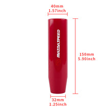 Load image into Gallery viewer, Brand New 15CM Mazdaspeed Universal Glossy Red Long Stick Manual Car Gear Shift Knob Shifter M8 M10 M12