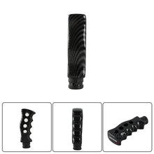 Load image into Gallery viewer, Brand New Universal Mazdaspeed Carbon Fiber Look Slotted Pistol Grip Handle Manual Gear Shift Knob Shifter M8 M10 M12