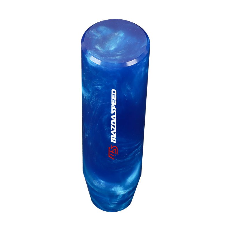 Brand New Universal Mazdaspeed Blue Pearl Long Stick Manual Car Gear Shift Knob Shifter M8 M10 M12