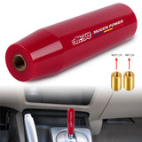 Brand New 15CM Mugen Universal Glossy Red Long Stick Manual Car Gear Shift Knob Shifter M8 M10 M12