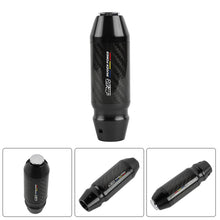 Load image into Gallery viewer, Brand New Mugen Universal Real Carbon Fiber Black Aluminum Automatic Transmission Racing Gear Shift Knob