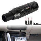 Brand New Universal JDM 13CM Mugen Aluminum Carbon Fiber Style Automatic Gear Stick Shift Knob Lever Shifter