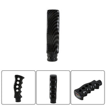 Load image into Gallery viewer, Brand New Universal Mugen Carbon Fiber Look Slotted Pistol Grip Handle Manual Gear Shift Knob Shifter M8 M10 M12