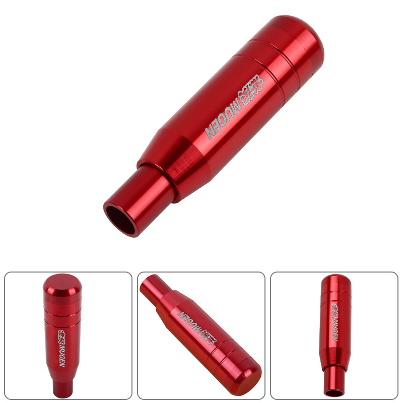 Brand New Universal JDM 13CM Mugen Aluminum Red Automatic Gear Stick Shift Knob Lever Shifter