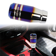 Load image into Gallery viewer, Brand New Universal MUGEN Aluminum Burnt Blue Manual Car Gear MT Stick Shift Knob M8 M10 M12