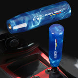 Brand New Universal Mugen Blue Pearl Long Stick Manual Car Gear Shift Knob Shifter M8 M10 M12