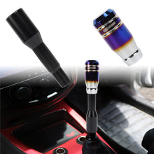 Load image into Gallery viewer, Brand New Universal Mugen Aluminum Burnt Blue Manual Car Gear MT Stick Shift Knob M8 M10 M12 &amp; Black Shifter Extender Extension